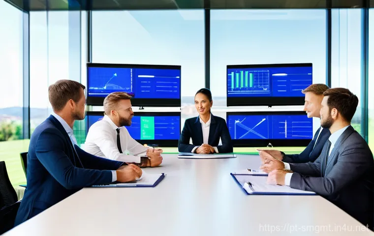 스포츠경영관리사와 지역 스포츠 클럽 협력 - **Prompt:** "A diverse team of professional sports managers, including men and women of various ages...
